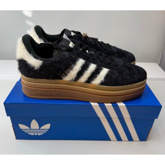 platform sneakers adidas women's gazelle black